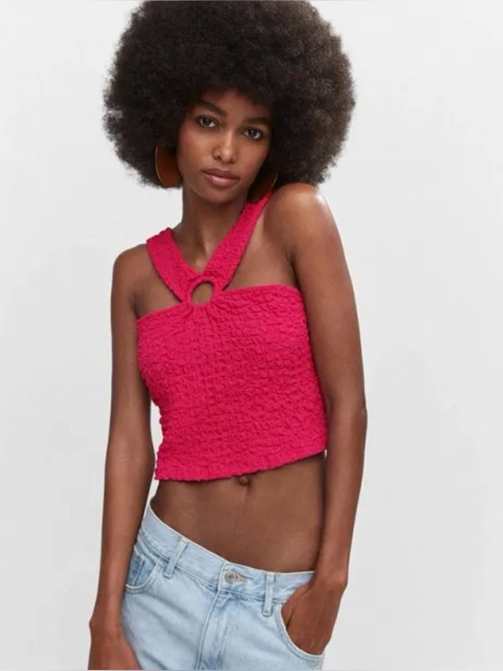 Mango Magenta Top